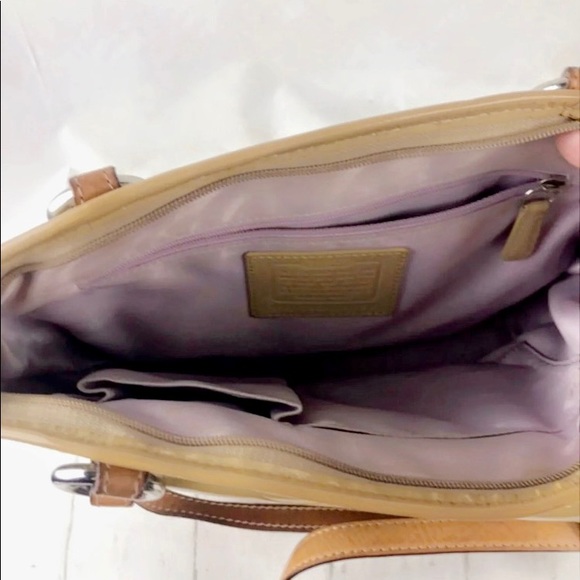 COACH F14663 RETIRED LEAH EMBOSSED TOTE - Picture 8 of 16